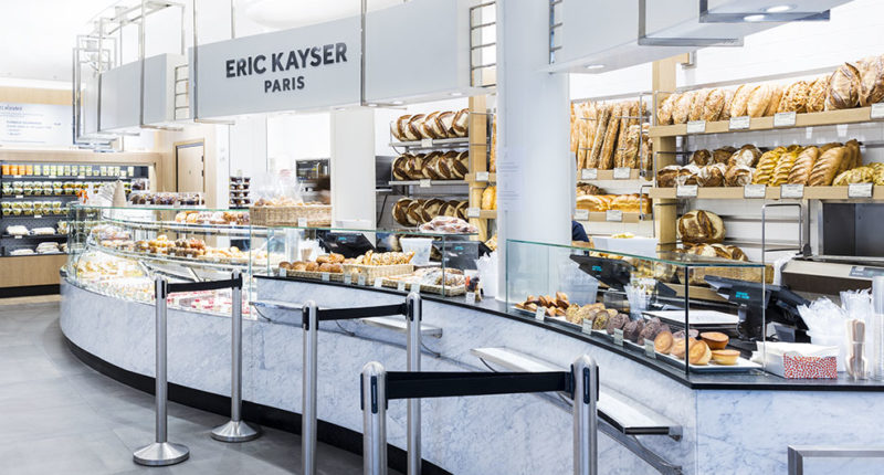 Kitchen equipment at Éric Kayser