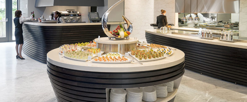 buffet design à l’hôtel royal luxembourg