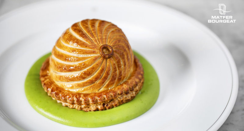 Dauphinoise, Comte and caramelised onion pie recipe by Chef Calum Franklin