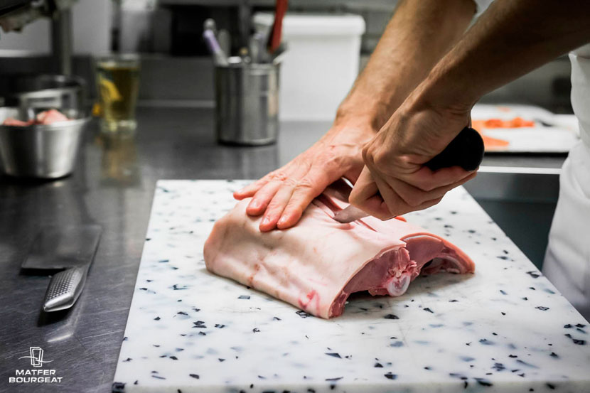 Matfer Bourgeat recette Carré de cochon de lait