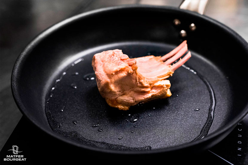 Matfer Bourgeat recette Carré de cochon de lait poele Elite