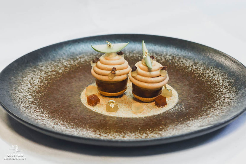 Matfer Bourgeat recette foie gras aux pommes fumé par Grégoire Berger