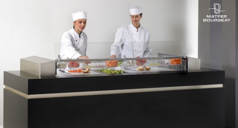 The Taïga refrigerated food preparation table