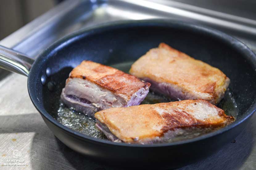 Matfer-Bourgeat-recette-travers-de-porc-Poele Classe Chef