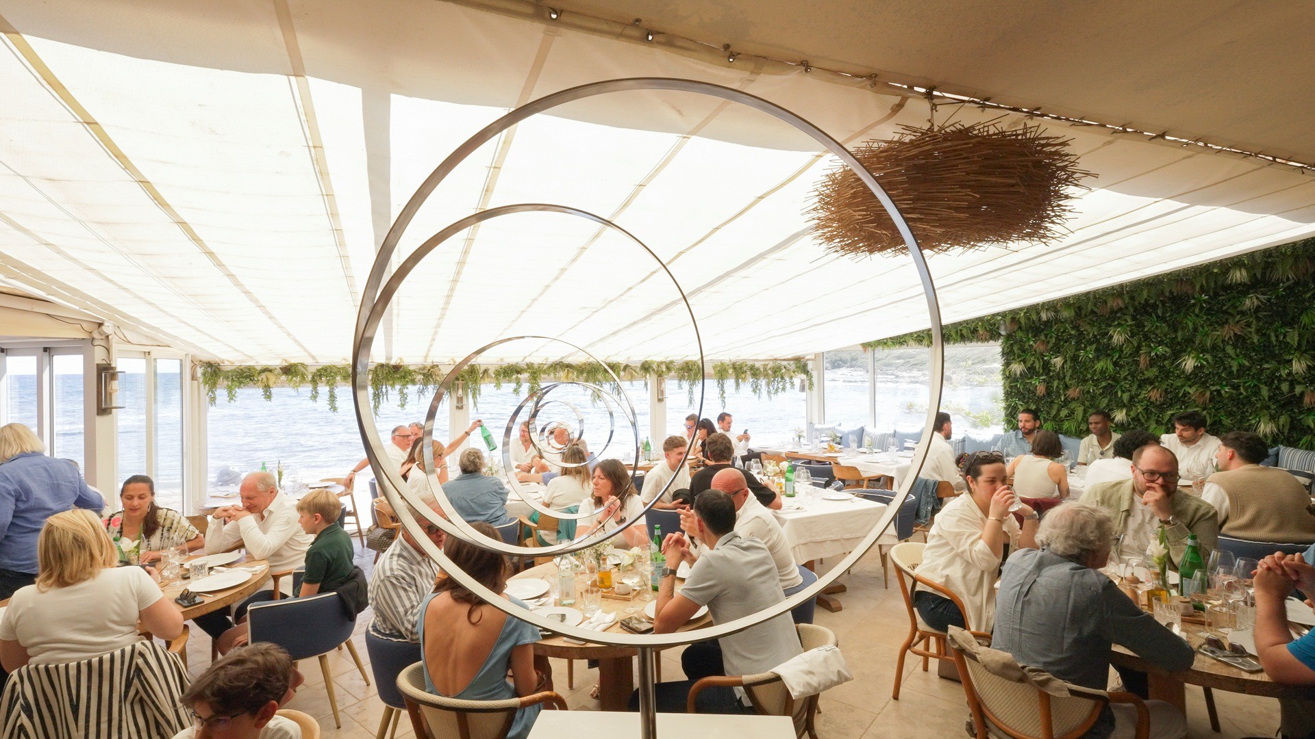 Sculpture réalisée par Matfer Bourgeat pour l'événement Les Chefs à Saint-Tropez fêtent les producteurs